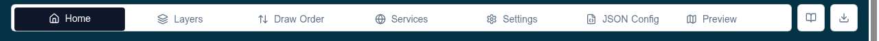 The main tab bar across the top of the Configuration Builder